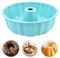 Moldes Donuts Silicona, 24 cm Molde de Silicona para Gelatina, Molde para Donuts Antiadherentes, Molde Bizcocho, para Tartas, Postres, Chocolates