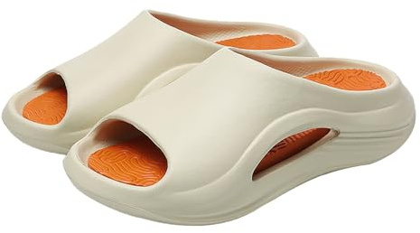 Pantuflas ortopédicas para mujeres con fascitis plantar, pantuflas con soporte de arco, zapatillas esponjosas y cómodas, antideslizantes, térmicas, de moda, para invierno, deslizadores para casa, a