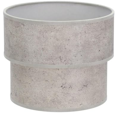 Zarivy Doppel-Tischleuchte, 18 x 16 x 16 cm, Zementgrau, ideal für dekorative Beleuchtung und Atmosphäre im Innenbereich.