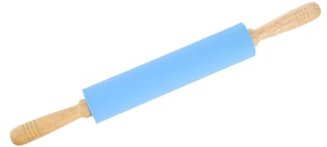 KICHOUSE Rodillo De Amasar Antiadherente Mango De Madera Rodillo Para Masa Para Hornear Casa y