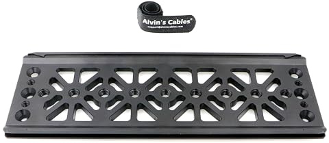 Alvin’s Cables Alexa 35 Base Plate Bottom Cheese Plate for ARRI Trinity Stabilizer Dovetail Base Plate for DJI Ronin 2| Steadicam M2 with 3/8-16 Threads