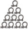 Manille Lyre 4mm Libre Passage 8mm (Lot de 10) INOX 316 - A4