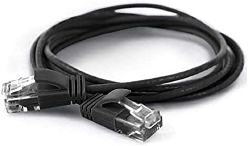 wantecWire Extra dünnes Patchkabel CAT.6 UTP, Länge 15 m, schwarz