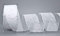 Dekoband GLITZER WEISS SILBER 20 m x 40 mm (Rolle) Stoffband Transparent glänzend Organza mit Drahtkanten elegant Weihnachten Advent Geburtstag Premium glitter ribbon