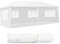 COSTWAY Gazebo da Giardino 6 x 3 m, Tendone per Feste con 4 Pareti Rimovibili, con Borsa di Trasporto, Impermeabile Protezione UV, per Matrimonio Eventi e Barbecue
