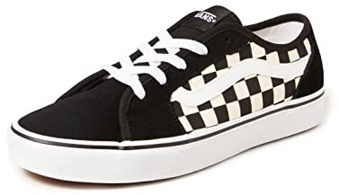 Vans Women's Sneaker, Checkerboard Black White, 5.5 UK