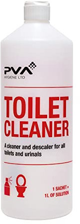 PVA Hygiene Toilet Cleaner Labelled Empty Trigger Bottle, 1 L