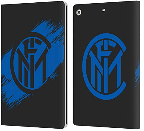 Head Case Designs Licenza Ufficiale Inter Milan Tratti di Pennello Grafici Custodia Portafoglio in Pelle Compatibile con Apple iPad 10.2 2019/2020/2021
