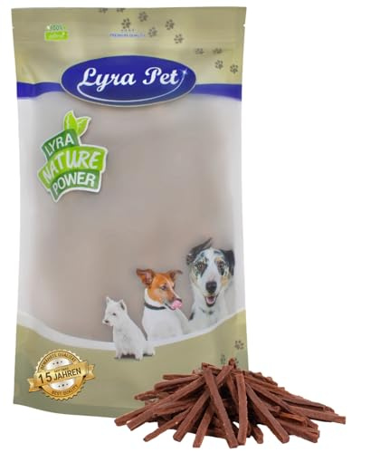 Lyra Pet® 1 kg Rinderdörrfleisch Sticks - Kausnack für Hunde | Leckerli für Hunde - Proteinreicher Kauartikel mit Rind - Idealer Belohnungs- und Trainingssnack - Gut verträglich
