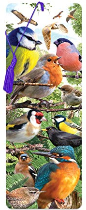3D LiveLife Lesezeichen - Das Zuhause der Natur von Deluxebase. Ein Vogel-Lesezeichen mit linsenförmigen 3D-Kunstwerken, lizenziert von dem bekannten Künstler David Penfound