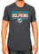 NFL Kurzarm-T-Shirt, anthrazit, Erwachsenen-Sport-T-Shirt, Team-Ausrüstung für Damen und Herren (Miami Delphins - Schwarz, Erwachsene groß)