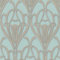 Art-déco-Tapete Tapete 380912 38091-2 Mata Hari Livingwalls Tapete für Diele/Flur Schlafzimmer | Braun Türkis | 10,05 x 0,53 m