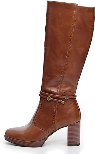 Nero Giardini I308880D Stivali Donna in Pelle - Cuoio 38