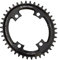 Wolfszahn Elliptical 107 BCD Oval Gravel Rennrad Kettenblatt für SRAM (42 Zähne, Drop-Stop B, PowerTrac, MTB)