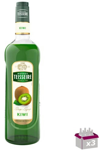 Lot de 3 - TEISSEIRE - Sirop Kiwi - 1L