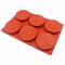 6 Cavity Gros Moule À Gâteau Silicone Disque Rond Resin Moules De Boulangerie Non Cachée