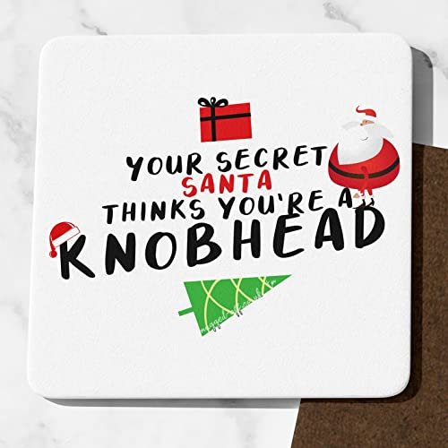 Mugged Off Secret Santa Gifts Coaster