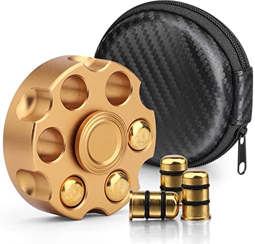 Cool Fidget Spinner Spielzeug für Erwachsene Kinder, Metallgriff Finger Spinner, Sensorische Fidget Würfel Spielzeug für Stress Linderung, Geschenke Party Gefälligkeiten