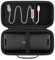 Supmay Harte Tragetasche für Sony ULT Field 1 Wireless Ultra Portable Bluetooth Kompakt-Lautsprecher Wireless Portable Lautsprecher Schutzhülle mit Netztasche für Ladekabel Schwarz, M15BB-01
