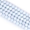Naturstein Perlen Edelstein Perlen,45 stück 8mm Naturstein Aquamarin Edelsteinperlen Polierte Runde Edelsteine Zum Auffädeln Edelsteine Steinperlen für Armbänder Ketten DIY Schmuck Basteln