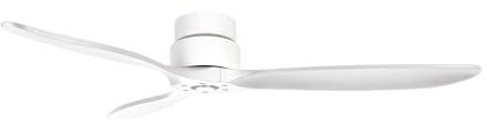 EXO Lighting Ventilador de Techo MISTRAL Sin Luz - 132 cm, DC, Para Interiores, Color Blanco, Protección IP20