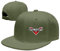 POY-SAIN Victory USA Motorcycle Logo Hip Hop Cap Hat for Adult Black ForestGreen