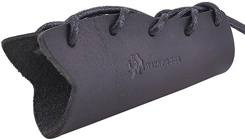 Leder-Axt-Griffschutzhülle, Hut-Griff-Halsband, Garten-Pick-Schutz, Holster (Black-Axe Collar03)