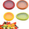 Paquete de 4 Estantes de Almacenamiento para Cebolla y Aguacate, Caja de Almacenamiento de Frutas De Silicona, Contenedor de Almacenamiento Multifuncional de Frutas y Verduras de Silicona