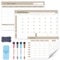 Nachrichtentafel Wochentag 2 42x28cm Wochenplaner Abwischbar Monatsplaner,Whiteboard Magnetisch,Magnettafel Kinder,Familienplaner,28x20cm Menuplaner/Essensplaner