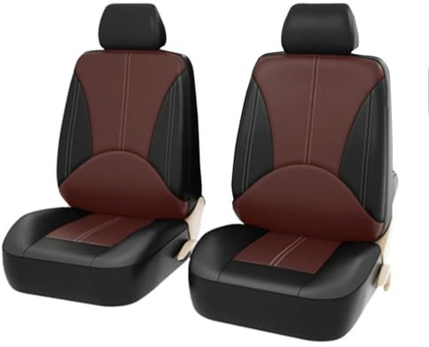 XYHHQ 4 Stück Auto Sitzbezüge für Nissan Note III (E13) 2020 2021 2022 2023 2024 2025, Leder Bequem Autositzbezüge Sitzschoner Innenraum Zubehör,E