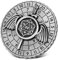 DND Radwürfel Spinner, 7-in-1 Kämpfer Schwertern Metallische D&D Würfel, Kämpfer Schwertern Roulette Würfel Spinner für DND Würfelset, D&D Geschenke mit Box, Rollenspiel Brettspiel Zubehör, Silber