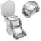 Crystals 2-in-1 Toddler Potty Training Seat with Step Ladder – Comfortable Child Toilet Seat for Boys & Girls, Foldable Anti-Slip Baby Urinal Chair for Kids Potty Training, Easy Step-Up for Home Use