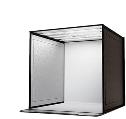 Fotografie-Lichtbox – Tragbare Fotostudio-Kabine, verstellbares LED-Lichtzelt, Produktbilder, Faltbare Lightbox Booth Box für Schmuck, Make-up, Modelle, Haustiere, Armbänder, Ringe Zubehör