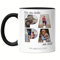 Kiddle-Design Papa Tasse Personalisiert mit Fotoa Geschenk Geburtstag, Vatertagsgeschenk Fototasse mit eigenem Bild, Vatertagstasse Bester Papa - Tasse Schwarz