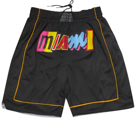 Short de Sport extérieur pour Homme City Edition Short de Sport pour Homme Short de Basket pour Homme avec Poches