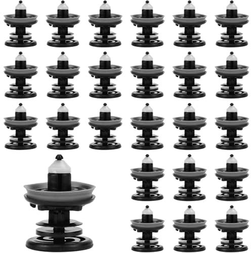20 PCS Car Interior Door Card Trim Clips Car Panel Mounting Trim Clips Auto Door Trim Fixing Clips Plastic Bumper Fastener Clips for Golf 5, 6, 7 Door Trim Panels (Black)