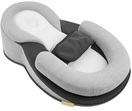 Xinyilau Dream Nest Beistellbett – 15° Neigung reduziert Spucken und Schluckauf, weich und atmungsaktiv, leicht, passt überall hin, 0–12 Monate