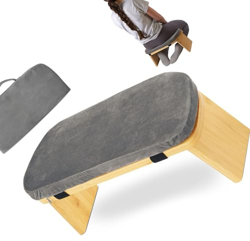 Tragbarer Stalk-Hocker mit weichem Kissen und Tragetasche für Yoga, Stretching, tragbare, flexible Bank
