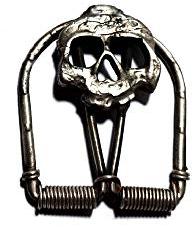 artigianale Geldklammer mit Feder, Totenkopf, wählen Sie das Badezimmer aus Metall, Money Clips, Schmuck für Herren als Geschenk
