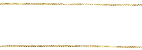 forme di Lucchetta - Venezianerkette Damen in Echtgold 585, Schmuck Echtgoldkette 45cm einstellbar 42cm, Kette 14 Karat Gelbgold ohne Anhänger - Zeitlose Eleganz für jeden Anlass