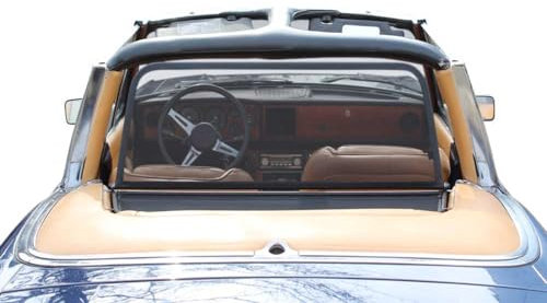 Aperta Windschott passend für Triumph Stag Stag 100% Passgenau OEM Qualität Schwarz Windstop Windabweiser