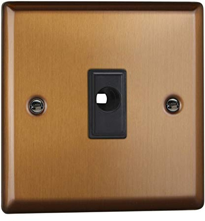 Varilight 16A Flex Outlet Plate Brushed Bronze