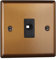 Varilight 16A Flex Outlet Plate Brushed Bronze