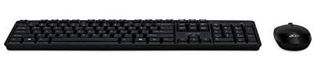 Acer Wireless Tastatur & Maus Kit (Combo 100) (kabellose Tastatur mit Nummernblock + Maus, schlichtes und schickes Design) schwarz