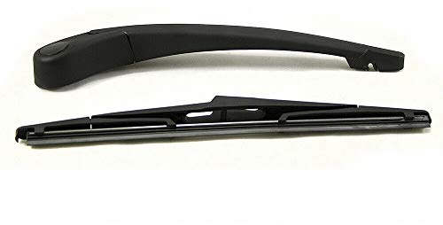 Heckwischerarm Heckscheibenwischer Heckwischer Scheibenwischer Wischer Scheibenwischerarm Wischerblatt Wischerarm Kompatibel mit Renault Clio 3 III 2005-2012 AutoHobby