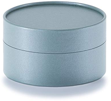betubed runde Pappdose Papierdose Geschenkverpackung, Farbe: sage Durchmesser 123mm, Höhe 60mm, plastikfrei und nachhaltig.