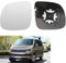 Kamanan Rückspiegelglas Links Spiegelglas Ersatz Beheizbar Rückspiegelglas Spiegelglas Außenspiegel für VW 2010-2015 T5/ 2016-2021 T6/ für VW Transporter Caravelle 2014-2019