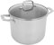 HENCKELS Pasta Pot with Lid and Strainers, 8.5-qt, Stainless Steel