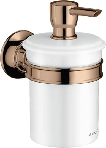 hansgrohe AXOR Montreux Lotionspender, 42019300, Farbe: Polished Red Gold