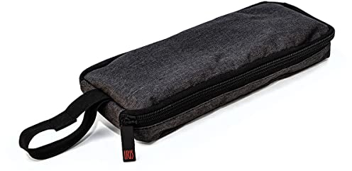 PracticDomus Porta Bocadillos Reutilizable Iris Barcelona Modelo Zipper&Roll. Color (PB Z&R Negro)